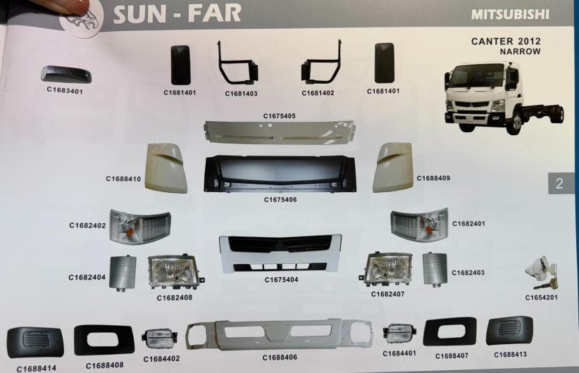 Mitsubishi canter - Auto parts product from Changzhou Guangyuan Automotive Technology