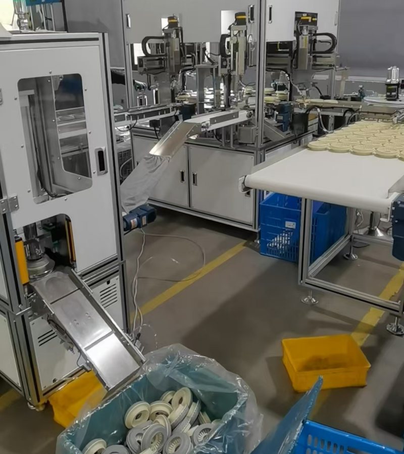 Automotive suspension bearing assembly line - Auto parts product from Wenling Micro Automation Equipment