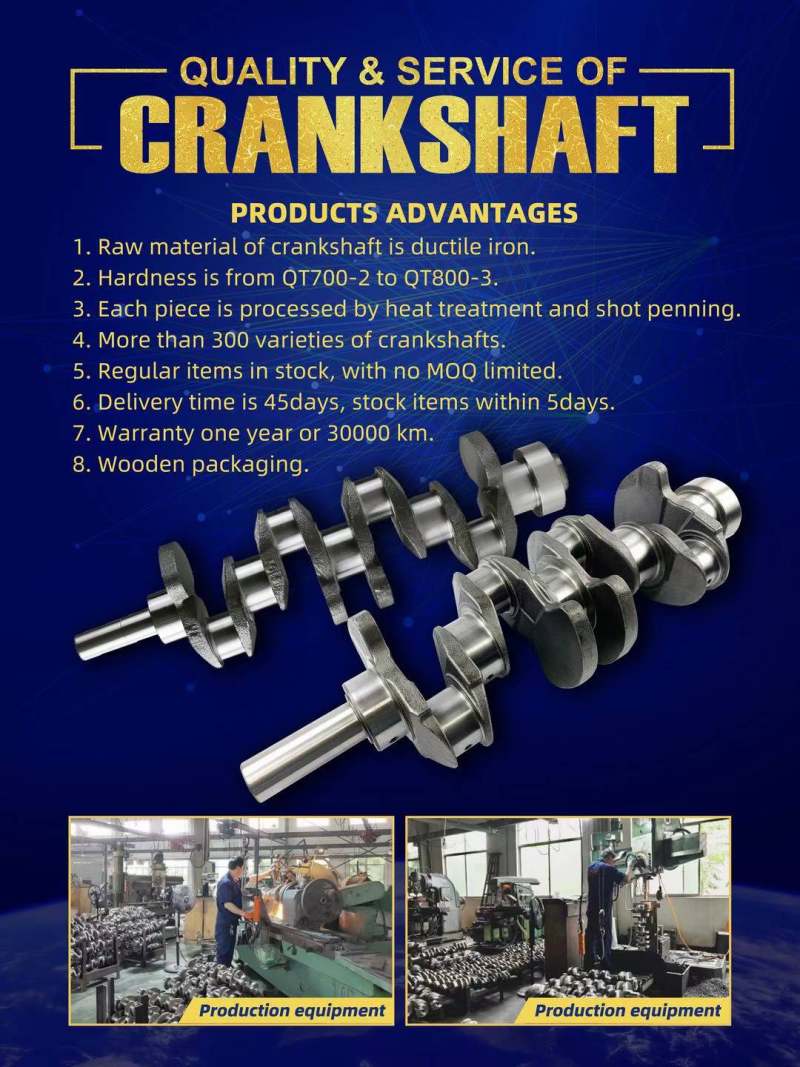 crankshaft - Auto parts product from Tengfei Automotive Parts Factory (General Partnership)